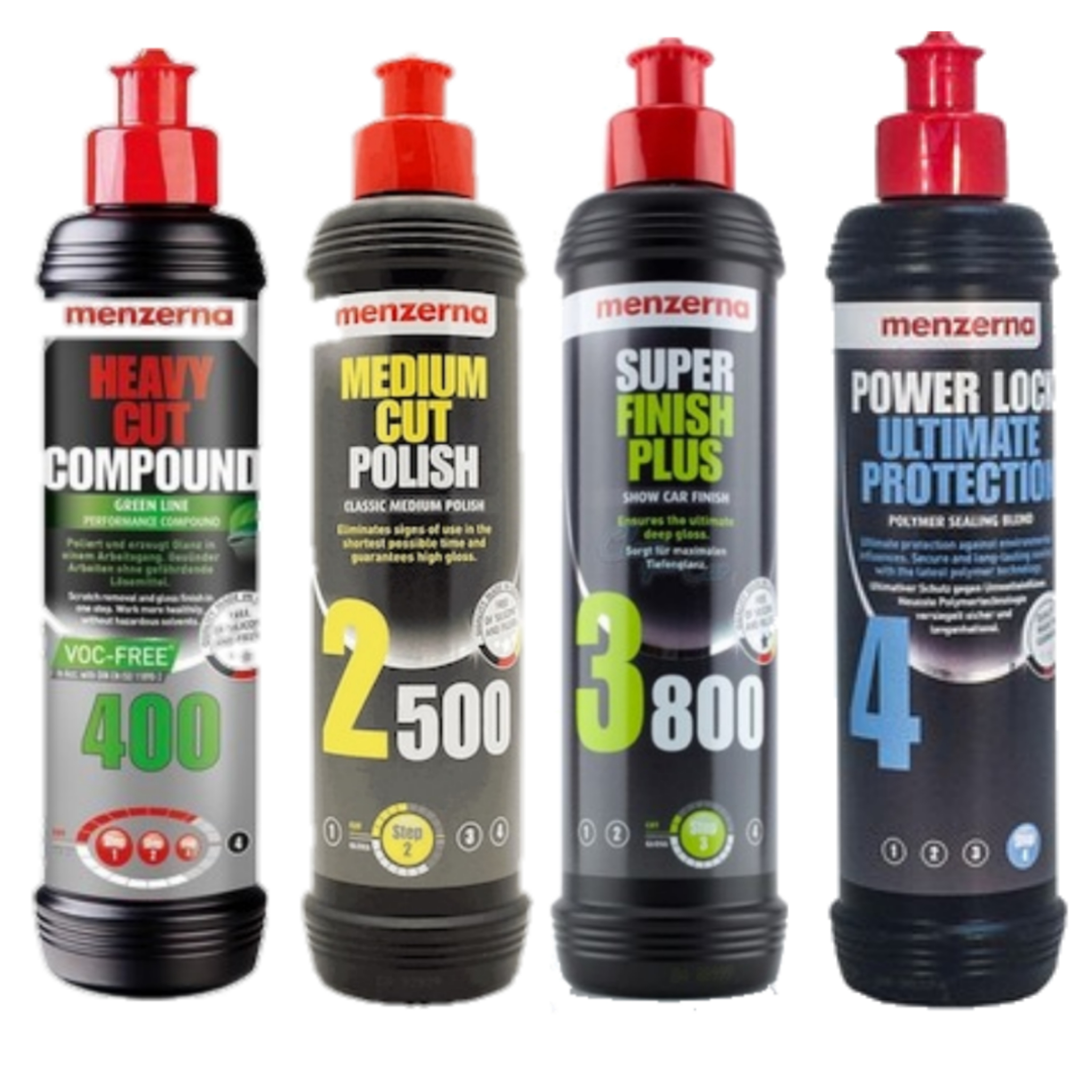 MENZERNA%204%20LÜ%20SET%20250ML%20400GREEN-2500-3800-POWER%20LOCK%20ULTİMATE%20PROTECTİON